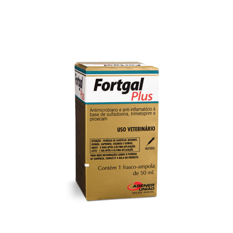 Antimicrobiano Fortgal Plus Agener União 50mL