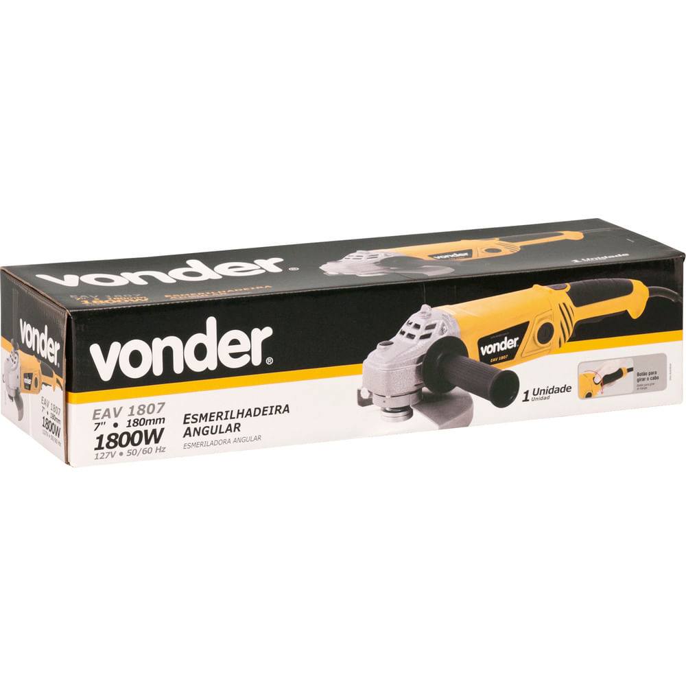 Esmerilhadeira angular VONDER 7" EAV-2600 220V