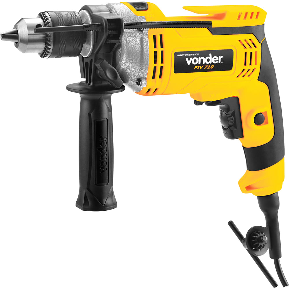 Furadeira VONDER com impacto 1/2", FIV 710, 220V