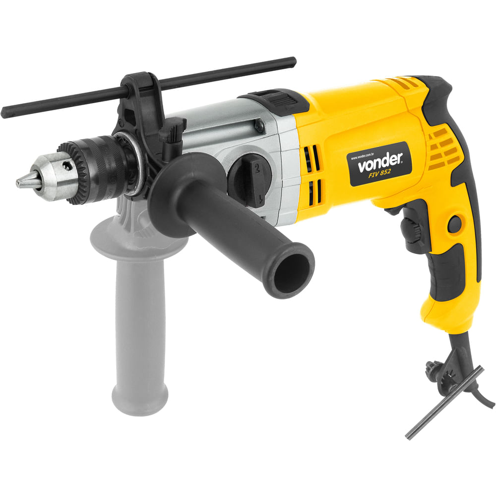 Furadeira VONDER com impacto 1/2" FIV 852 220 V