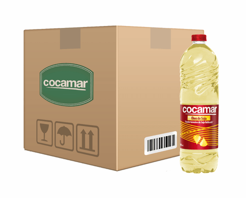 Óleo de Soja Cocamar 900mL (Caixa 20 Unidades)