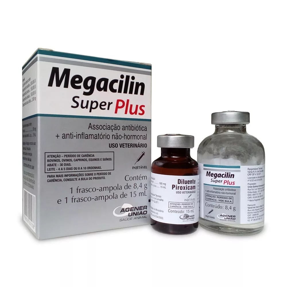 Megacilin AGENER UNIÃO Super Plus Injetável 15ml