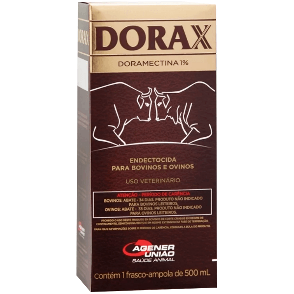 Endectocida Dorax Doramectina 1% Agener União 500mL