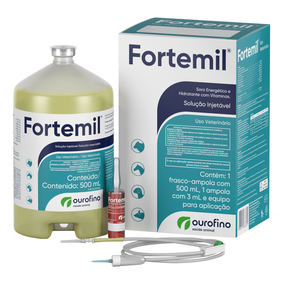 Fortemil Ourofino Injetável 500mL