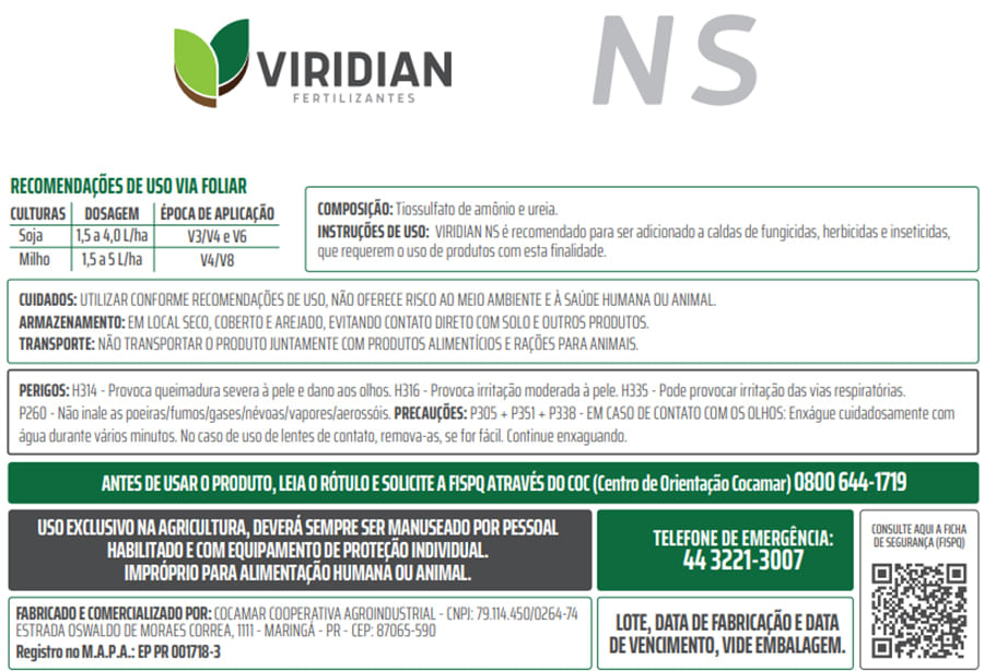 Viridian NS 20 Litros