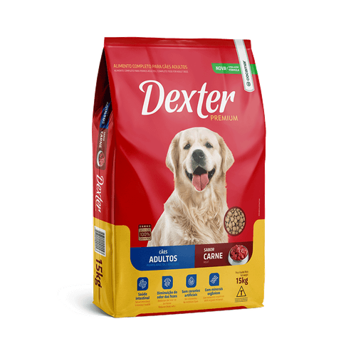 Ração Dexter Cães Adultos Carne 15kg