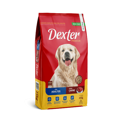 Ração Dexter Cães Adultos Carne 25kg