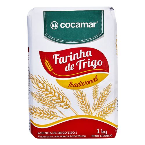 Farinha de Trigo Doméstica Cocamar Papel 1kg
