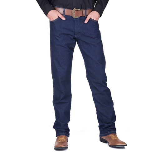 Calça Jeans Dark Blue Wrangler Western Cowboy Cut