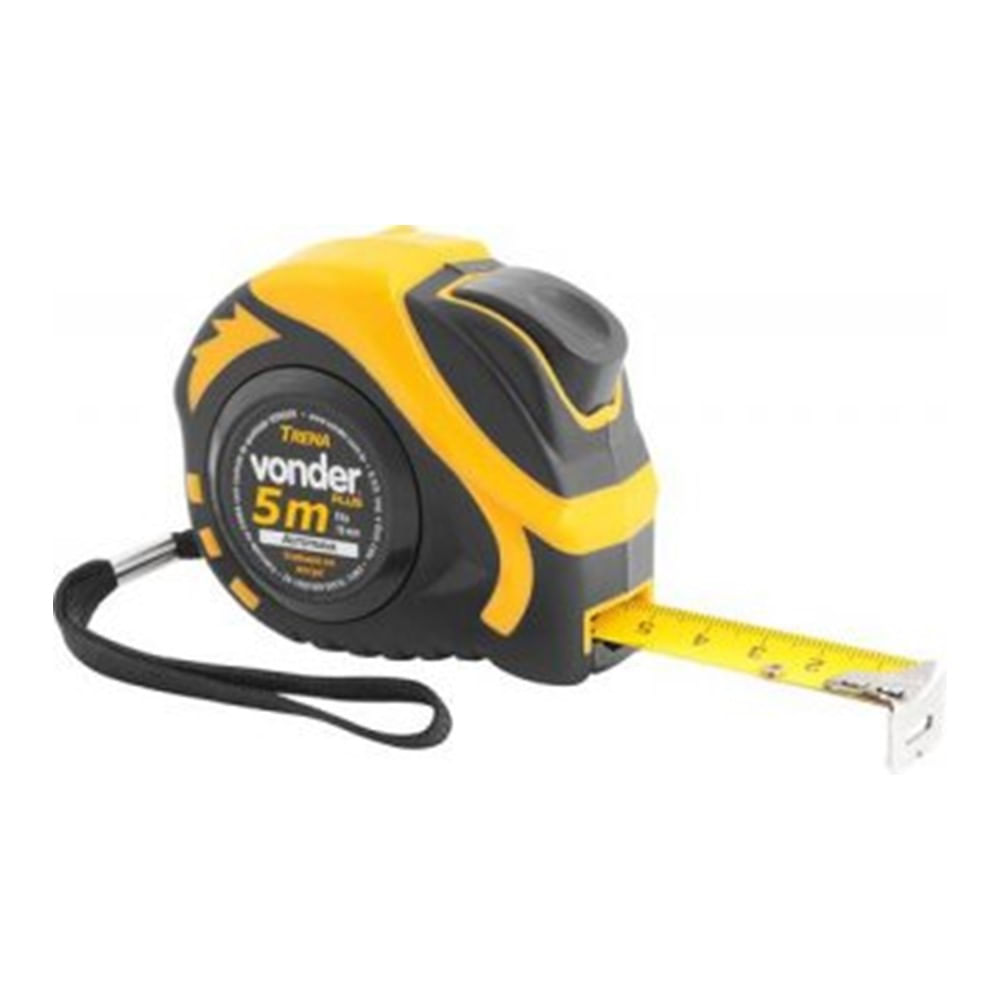 Trena Curta de Aço Autotrava Vonder 5m x 19mm