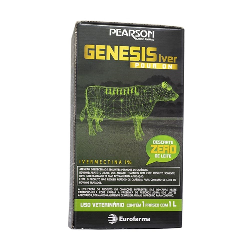Seleção atual Genesis iver ivermectina 1% Pour-On 1lt Eurofarma