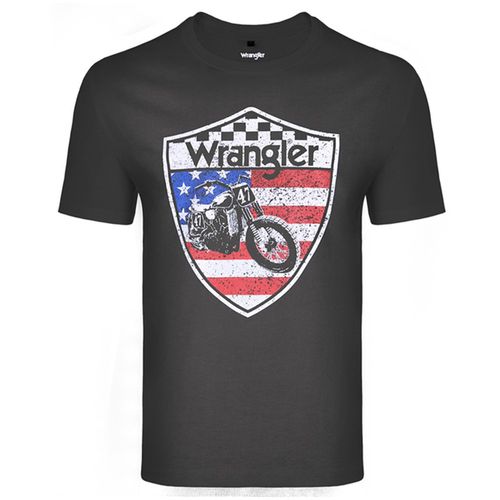 Camiseta Masculina Wrangler Urbano Motorcycle