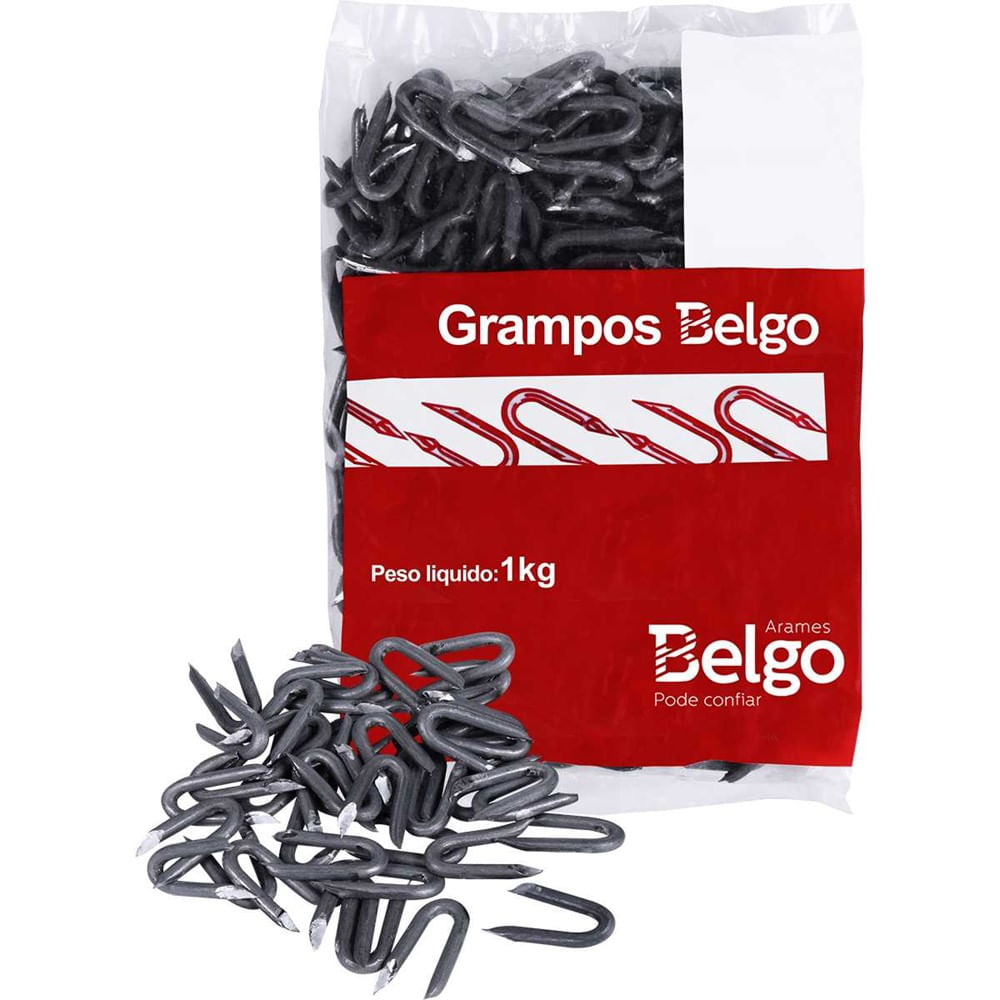 Grampo Para Cerca 1/9 1kg Belgo/Gerdau