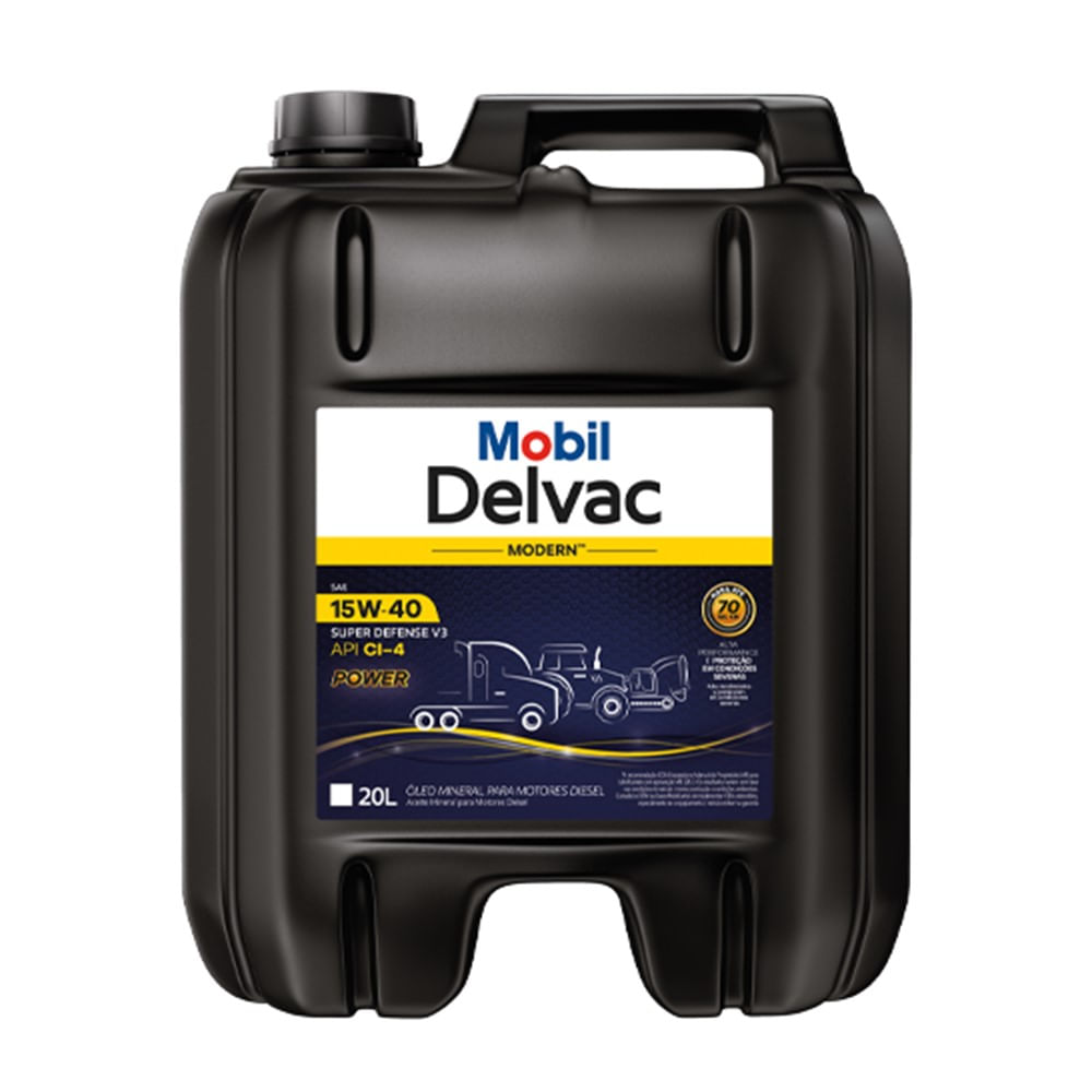 Óleo Mineral para Motores Diesel Mobil Delvac Power MX 15W-40 20L