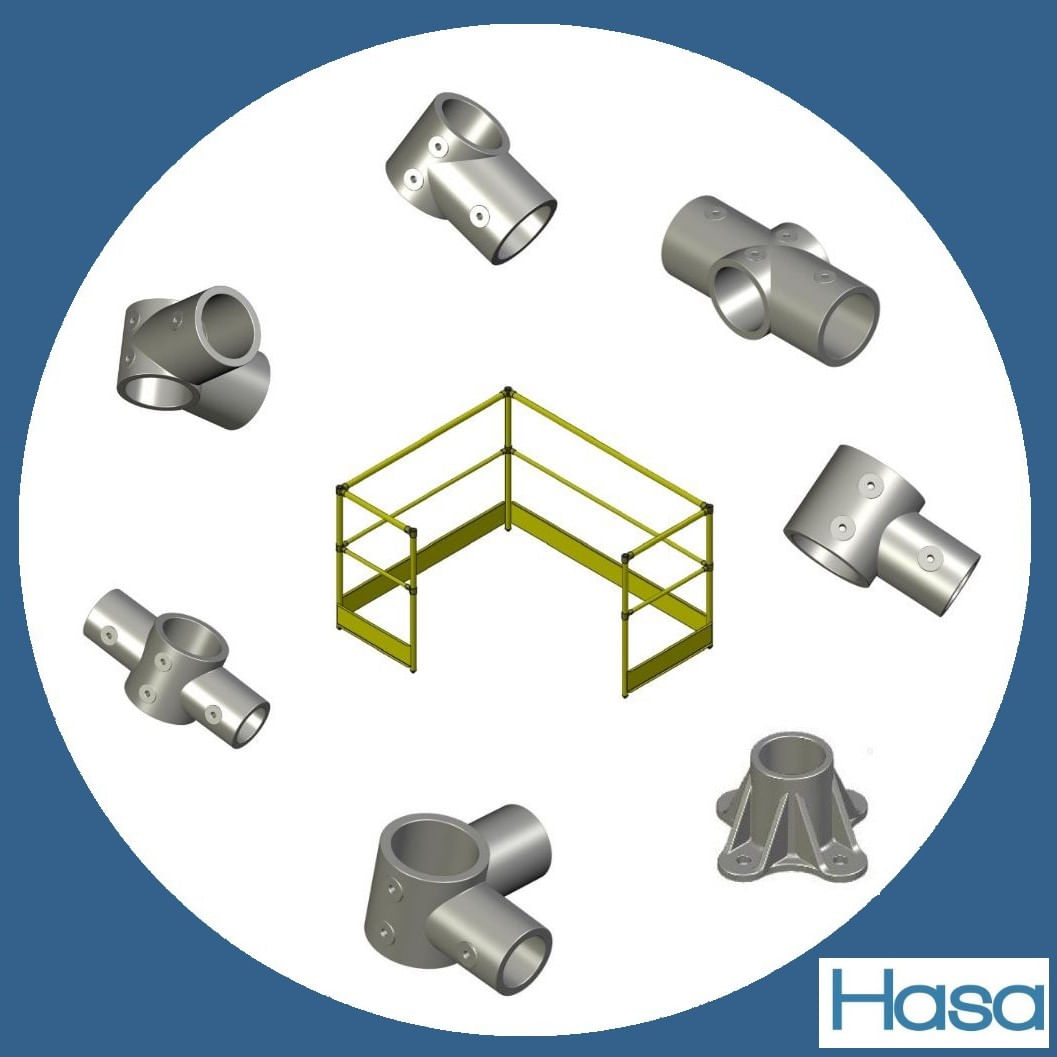 CONECTOR PARA TUBOS - I 38102540CP  COM PARAFUSOS