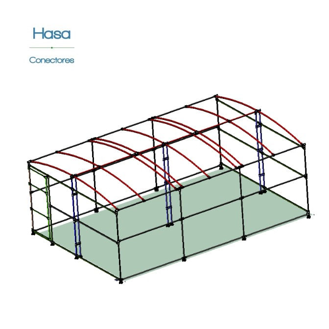 Cerca Alumínio Hasa modulo 180