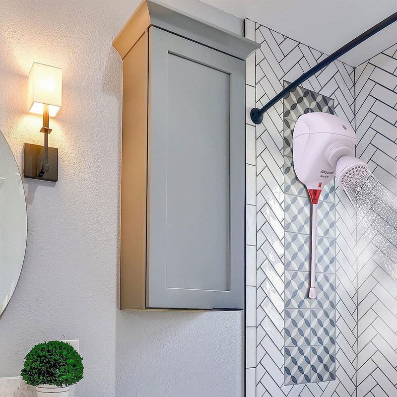 Ducha Move Eletronica 5500w 127v Branco - Zagonel