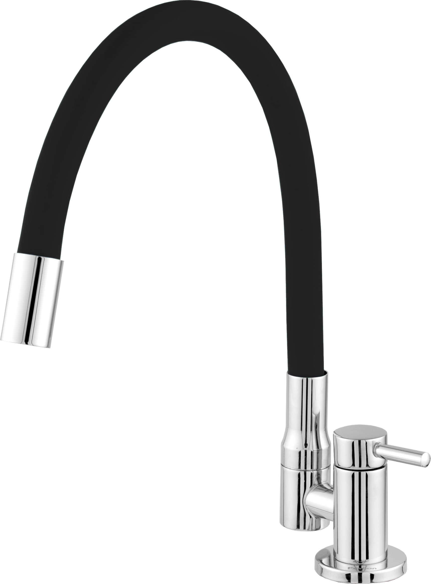 Torneira Monreale Black Cozinha Bancada Flexivel 1/4 (2 A 40mca) - Pevilon
