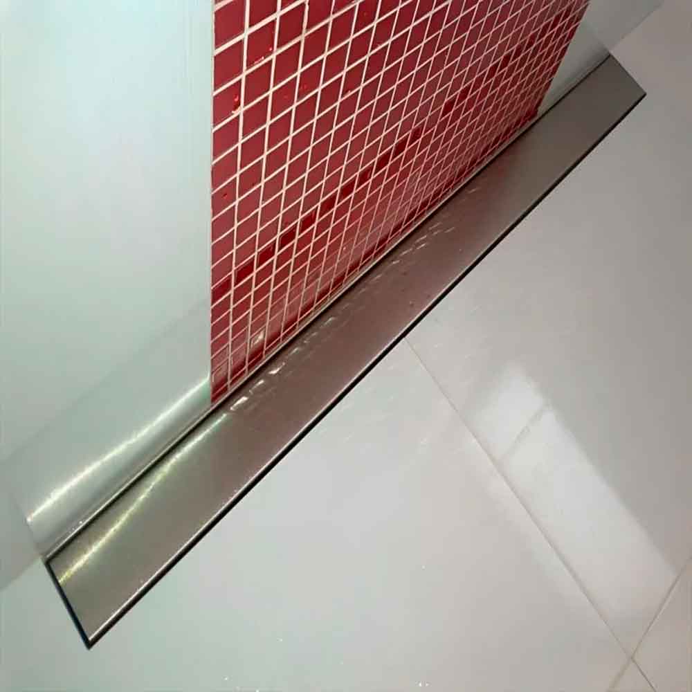 Ralo Linear Elleve Vertex  Tampa Oculta  16 X 16 X 22 Cm - Ralo Linear