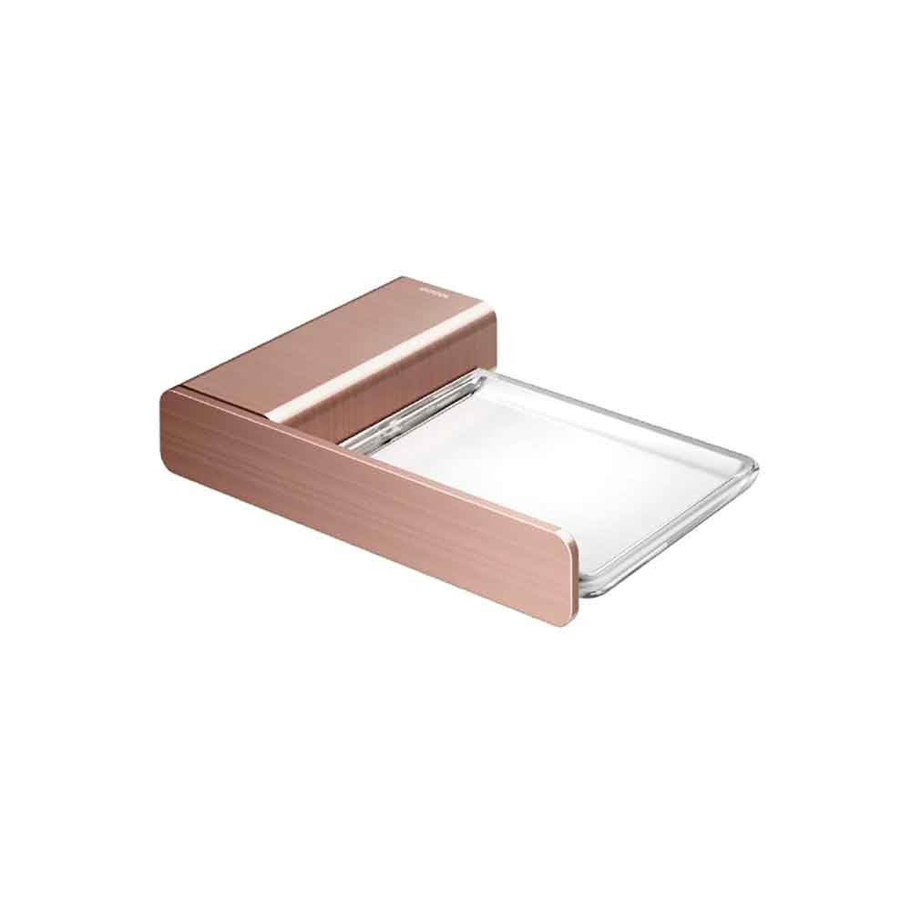 Saboneteira Docolflat Cobre Escovado - Docol