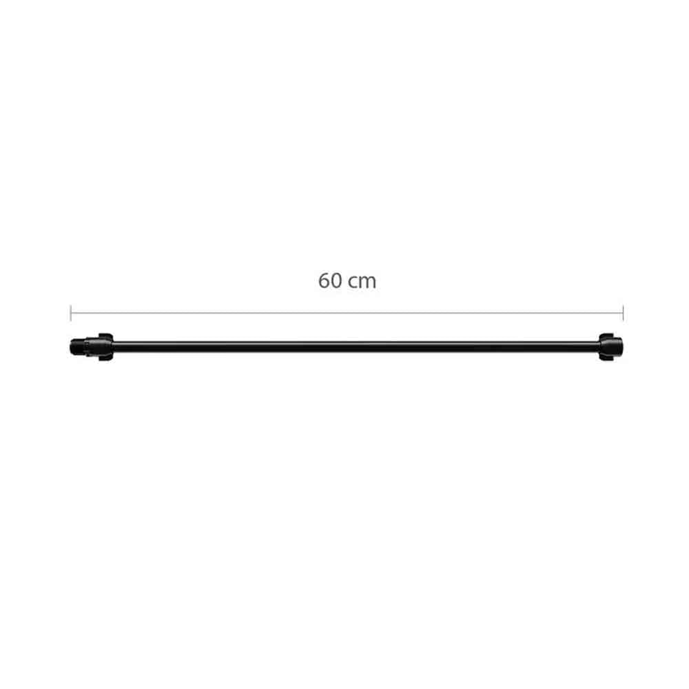 Engate Flexivel Preto Plastico 60cm 1/2 - Astra