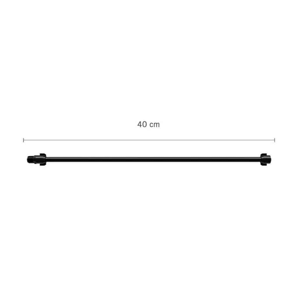 Engate Flexivel Preto Plastico 40cm 1/2 - Astra