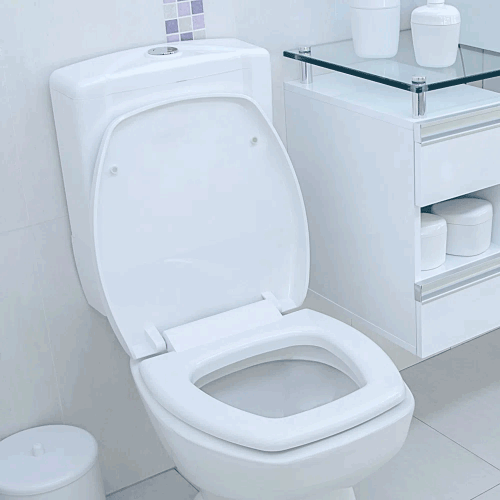 Assento Thema Plus Branco Tth/sc Soft Close Pp - Astra