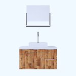 Kit Espelheira+balcao Safira Branco C/western 800x460x450 (ec) - Gabinetto