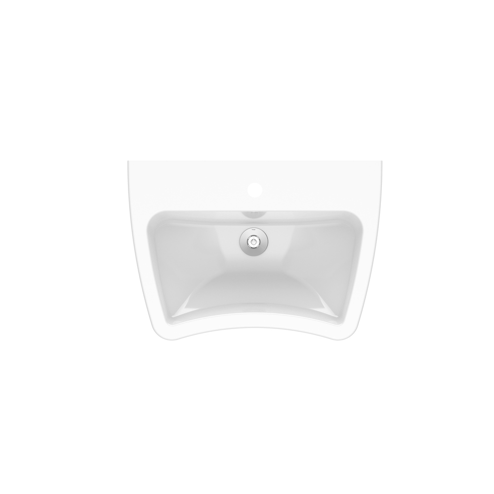 Lavatório Para Coluna Acesso Plus 600x415mm Branco - Incepa