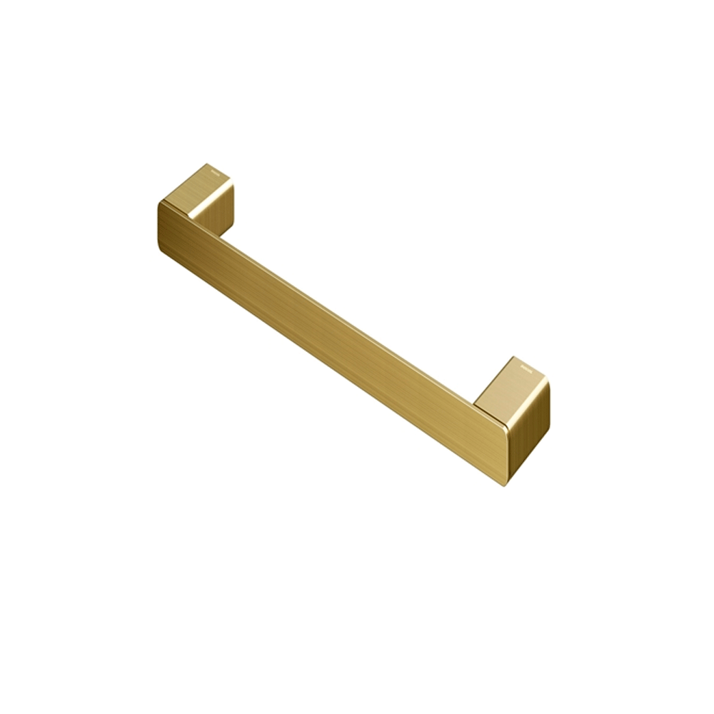 Porta Toalha Rosto Docolflat Ouro Escovado 300mm - Docol