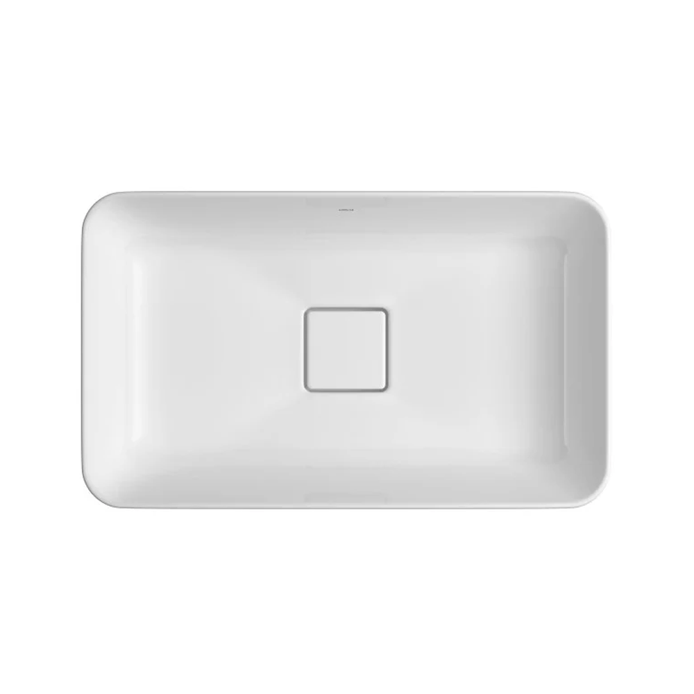 Slim Branco Cuba Sobrepor Retangular 50,0x30,0x13,5 Cm - Deca