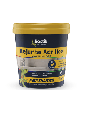 Rejunta Acrilico Interno E Externo Platina  1 Kg - Fortaleza