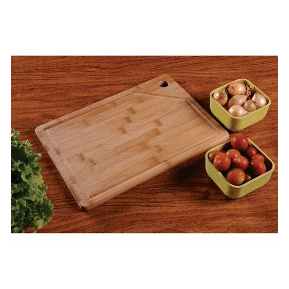 Tabua Retangular Bamboo 30cm X 20cm - Mor