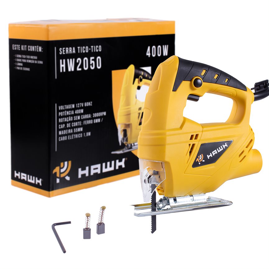 Serra Tico-Tico 400W Com Lamina De Corte 127V Hw2050 Hawk