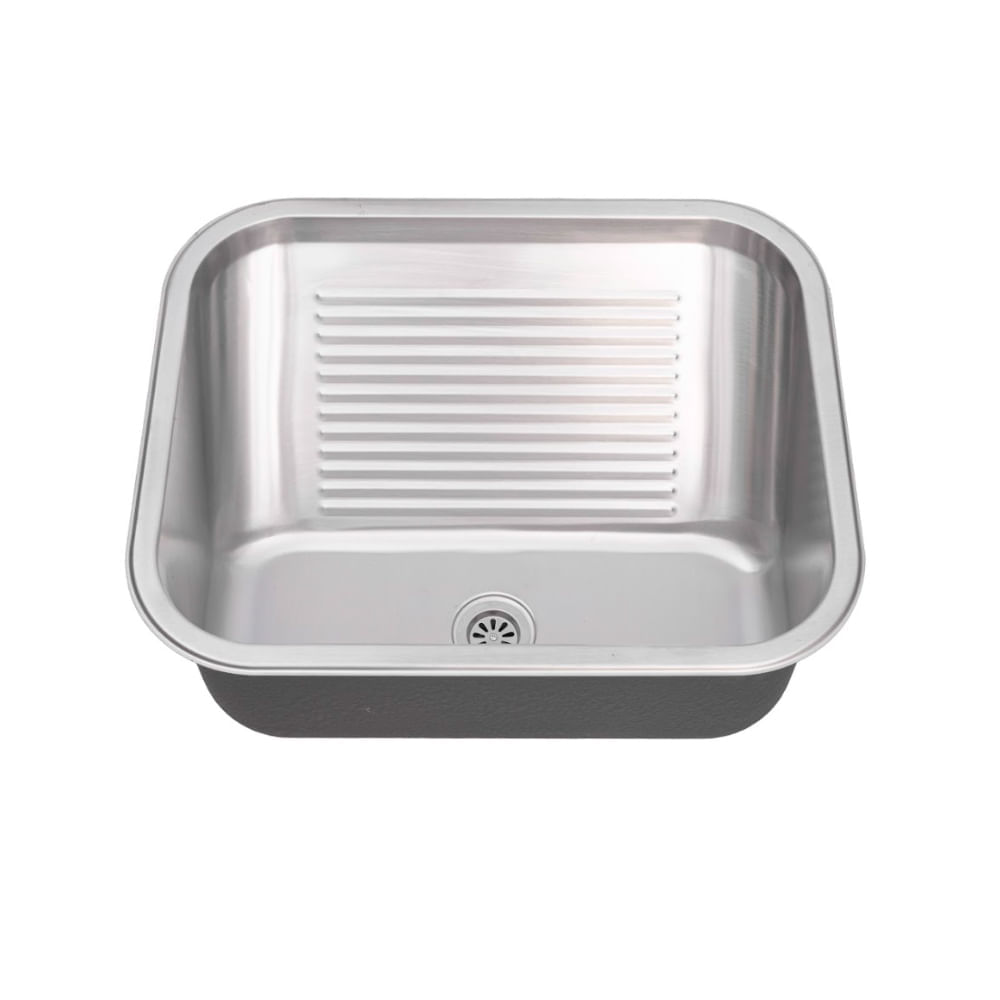 Tanque De Encaixe Viena Aco Inox 550x450x220 Mm - Levo