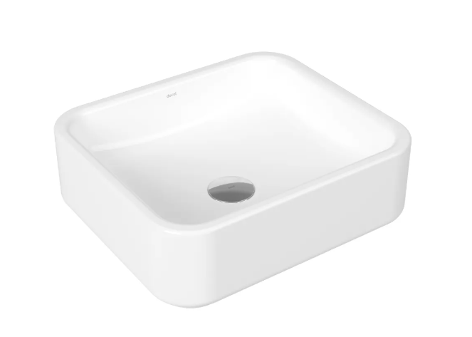 Cuba De Apoio Rt5 De Ceramica Retangular 40x35x12 Cm - Docol