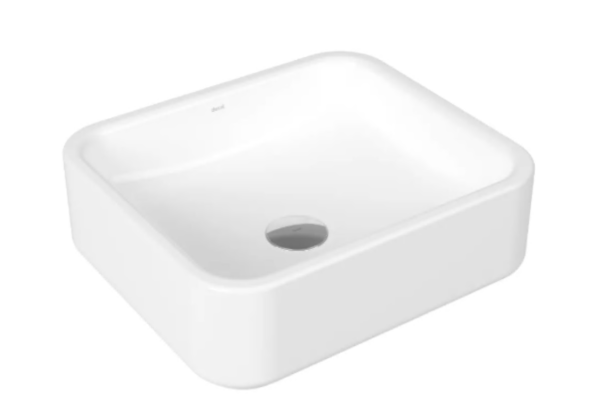 Cuba Apoio Rt5  Retangular White Icc 400x350x128 - Docol