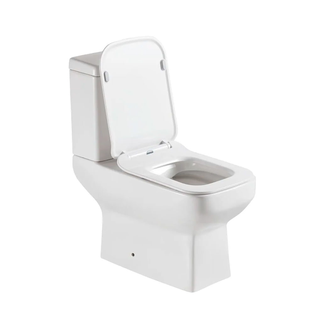 Kit Vaso Sanitario C/ Caixa Acoplada Londres Branco + Instalacao + Assento Soft Closse 3/6 Lts - Levo