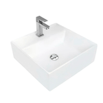 Cuba Veneza Branco Kit C/ Valvula E Torneira 41,5x41,5x15,0mm - Levo